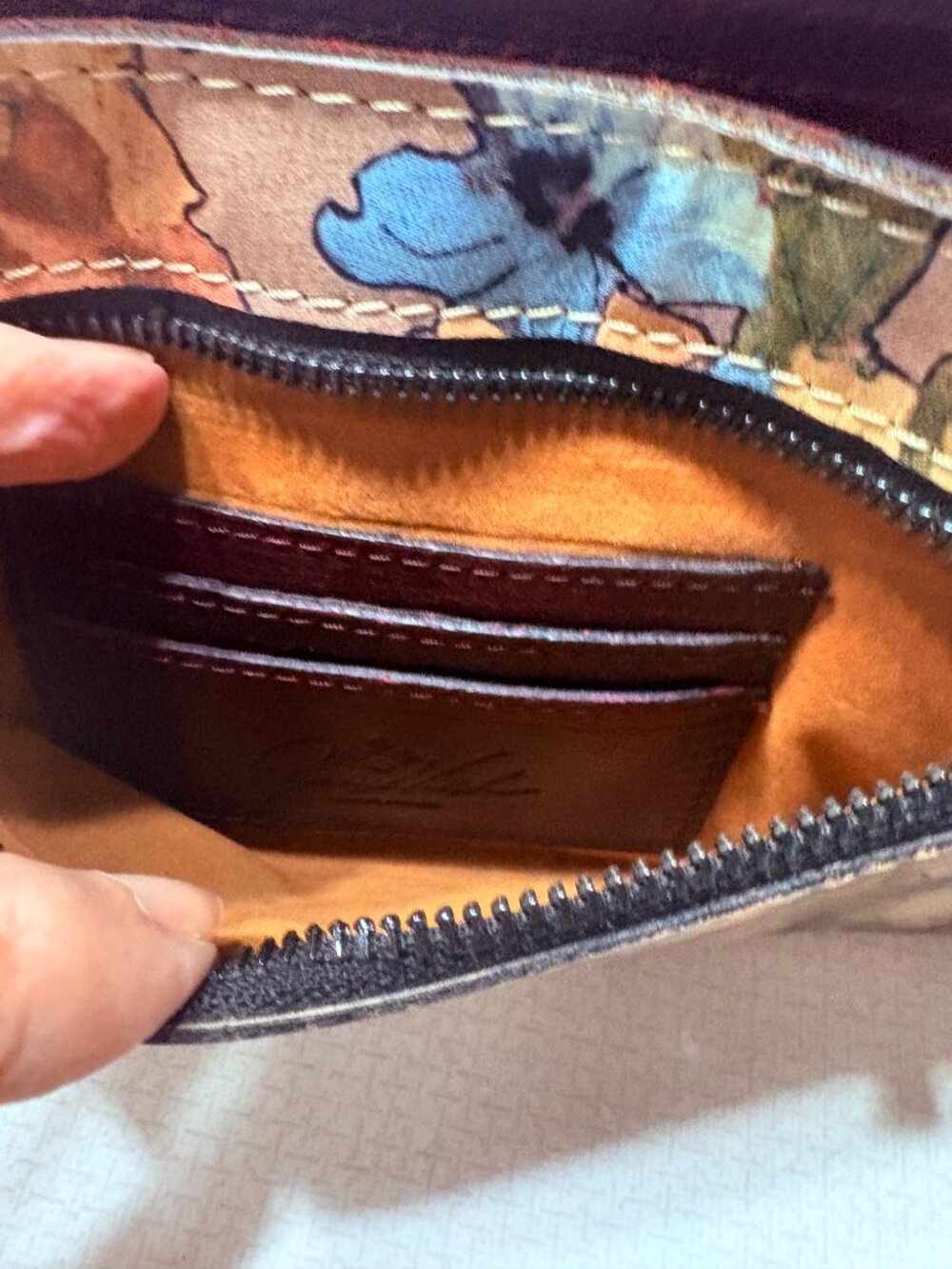 Like New Patricia Nash Dusty Rose Messenger/Crossbody & shoulder straps - Picture 10 of 14